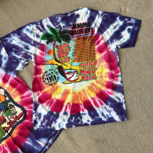 Delta Jimmy Buffet Tees. Both XL. Generous size! Bright, vibrant colors. - Picture 3 of 3